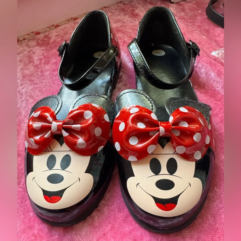 Minnie Mouse Dress Shoes ears Disney Store costume Polka Dot World 6 4th of July